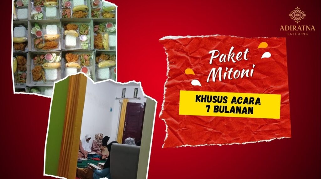 catering purwokerto dan purbalingga - paket menu 7 bulanan atau mitoni